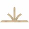 Ekena Millwork Richland Rough Sawn Timber Gable Bracket, Douglas Fir, 60"W x 32"H x 2"D x 4"F, 13/12 Pitch GBW060X32X0204RIC00RDF - alternate 1